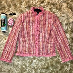 PINK TWEED BLAZER